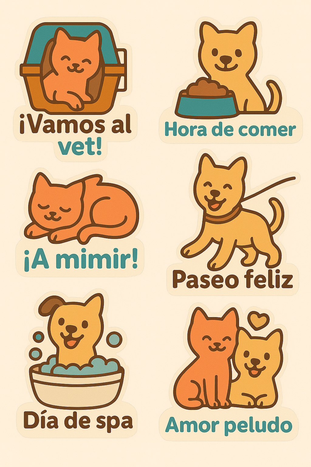 Stickers Canaima y Orinoco